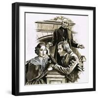 Robert Schumann's Proposal to Pianist Clara Wieck Was a Turning Point in His Life-Roger Payne-Framed Giclee Print