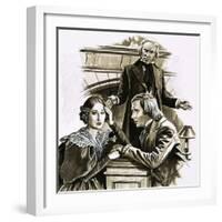 Robert Schumann's Proposal to Pianist Clara Wieck Was a Turning Point in His Life-Roger Payne-Framed Giclee Print