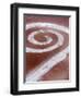 Robert Smithson's Spiral Jetty in the Great Salt Lake-null-Framed Premium Photographic Print