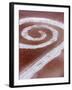 Robert Smithson's Spiral Jetty in the Great Salt Lake-null-Framed Photographic Print