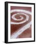 Robert Smithson's Spiral Jetty in the Great Salt Lake-null-Framed Photographic Print