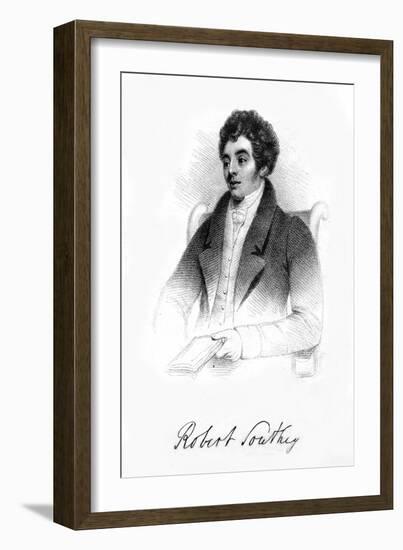 Robert Southey, English Poet, 19th Century-null-Framed Giclee Print