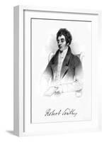 Robert Southey, English Poet, 19th Century-null-Framed Giclee Print