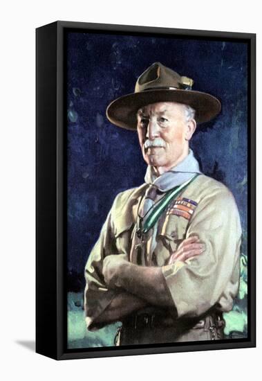 Robert Stephenson Smyth Baden-Powell, Lst Viscount Baden-Powell, English Soldier-null-Framed Stretched Canvas