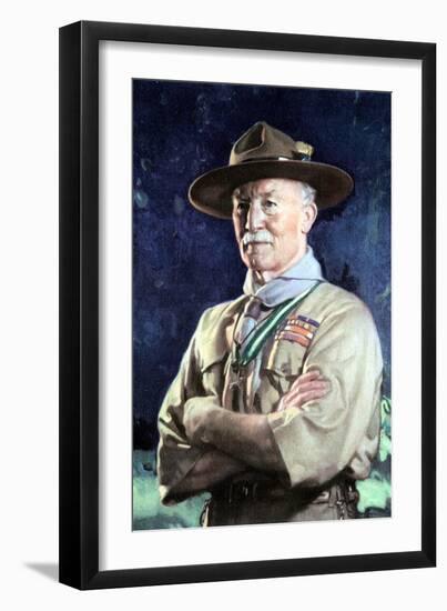 Robert Stephenson Smyth Baden-Powell, Lst Viscount Baden-Powell, English Soldier-null-Framed Giclee Print