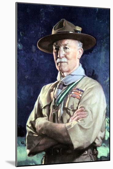 Robert Stephenson Smyth Baden-Powell, Lst Viscount Baden-Powell, English Soldier-null-Mounted Giclee Print