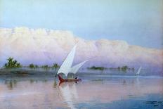 Sacred Lake, Karnak, Egypt, C1900-Robert Talbot Kelly-Stretched Canvas