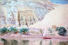 Sacred Lake, Karnak, Egypt, C1900-Robert Talbot Kelly-Framed Stretched Canvas