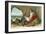 Robert the Bruce and the Spider-English School-Framed Giclee Print