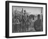 Robert the Bruce Reviewing His Troops before the Battle of Bannockburn, 1314-EBL-Framed Giclee Print