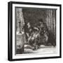 Robert the Bruce's Last Orders to Sir James Douglas Which Were to Take His Embalmed Heart on Crusad-null-Framed Giclee Print