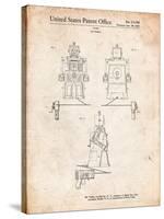 Robert the Robot 1955 Toy Robot Patent-Cole Borders-Stretched Canvas