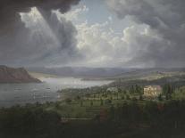 View of the Hudson River from Near Sing Sing, New York, C.1850-Robert The Younger Havell-Giclee Print