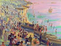 Brighton Beach-Robert Tyndall-Giclee Print