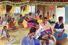 Kava Drinking Ceremony, Fiji, 1999-Robert Tyndall-Giclee Print