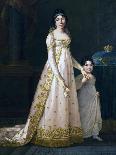 Portrait of Julie Clary with Her Daughter Zenaide Clary-Robert Tyndall-Giclee Print