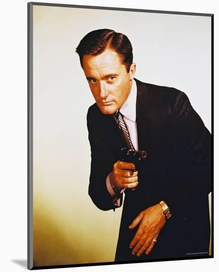 Robert Vaughn-null-Mounted Photo