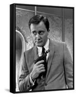 Robert Vaughn-null-Framed Stretched Canvas