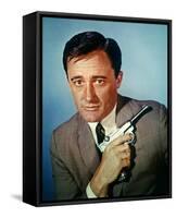 Robert Vaughn-null-Framed Stretched Canvas