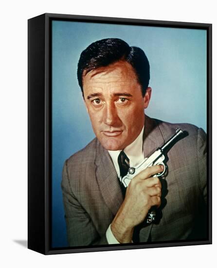 Robert Vaughn-null-Framed Stretched Canvas