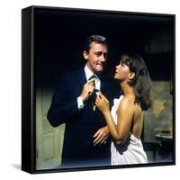 Robert Vaughn-null-Framed Stretched Canvas