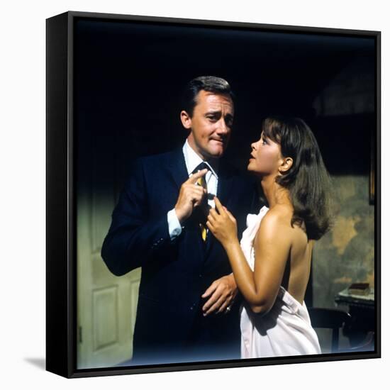 Robert Vaughn-null-Framed Stretched Canvas