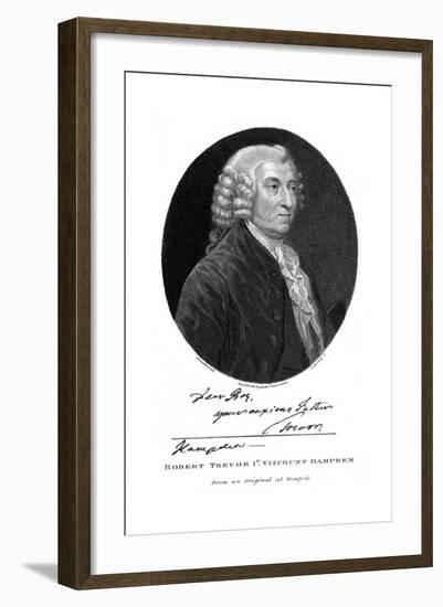 Robert Vct. Hampden-Thomas Gainsborough-Framed Giclee Print