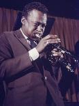 Jazz Musician Miles Davis Performing-Robert W^ Kelley-Framed Premium Photographic Print