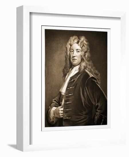 Robert Walpole, Earl of Orford, Pub. 1902 (Collotype)-Godfrey Kneller-Framed Giclee Print