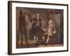 Robert Walpole, First Earl of Orford, K.G., in the Studio of Francis Hayman, R.A.', c1748-1750-Francis Hayman-Framed Giclee Print