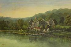 Ruined Abbey on a River, C.1880-Robert Weir Allan-Giclee Print