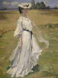 Woman in Lake Constance Landscape, 1904-Robert Weise-Giclee Print