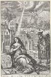 Britannia weeps for the state of the country, 1682-Robert White-Giclee Print