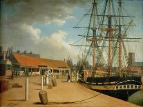 Westerdale's Yard and the Wellington from the New Dock, C.1820-Robert Willoughby-Giclee Print