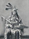 Hopi Indian women grinding corn meal, Walpi, Arizona, 1912-Robert Wilson Shufeldt-Photographic Print