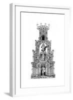 Robert Wyville, the Bishop of Salisbury and His Champion-null-Framed Giclee Print