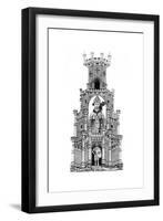 Robert Wyville, the Bishop of Salisbury and His Champion-null-Framed Giclee Print