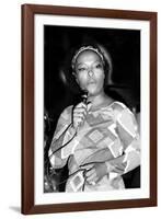 Roberta Flack, Ronnie Scotts , Soho, London, 1972-Brian O'Connor-Framed Photographic Print