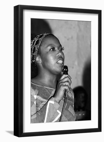 Roberta Flack, Ronnie Scotts , Soho, London, 1972-Brian O'Connor-Framed Photographic Print