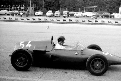 'Roberto Bussinello Driving a De TomasoConrero in the Pits, 1961