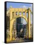 Roberto Clemente Bridge (6th Street Bridge) over the Allegheny River, Pittsburgh, Pennsylvania, Uni-Richard Cummins-Framed Stretched Canvas