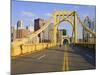 Roberto Clemente Bridge (6th Street Bridge) over the Allegheny River, Pittsburgh, Pennsylvania, Uni-Richard Cummins-Mounted Photographic Print