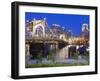 Roberto Clemente Bridge (6th Street Bridge) over the Allegheny River, Pittsburgh, Pennsylvania, Uni-Richard Cummins-Framed Photographic Print