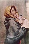 Praying Girl, Italian Painting of 19th Century-Roberto Ferruzzi-Stretched Canvas