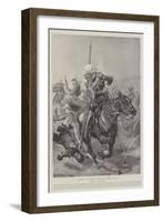 Roberts in the Mutiny, His Narrow Escape at Agra-Richard Caton Woodville II-Framed Giclee Print