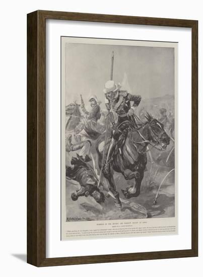 Roberts in the Mutiny, His Narrow Escape at Agra-Richard Caton Woodville II-Framed Giclee Print