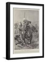 Roberts in the Mutiny, His Narrow Escape at Agra-Richard Caton Woodville II-Framed Giclee Print