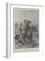 Roberts in the Mutiny, His Narrow Escape at Agra-Richard Caton Woodville II-Framed Giclee Print