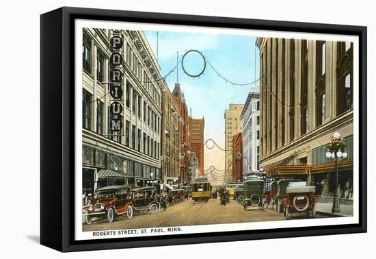 Roberts Street, St. Paul, Minnesota-null-Framed Stretched Canvas