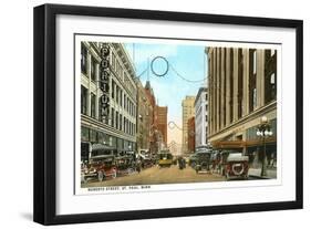 Roberts Street, St. Paul, Minnesota-null-Framed Art Print